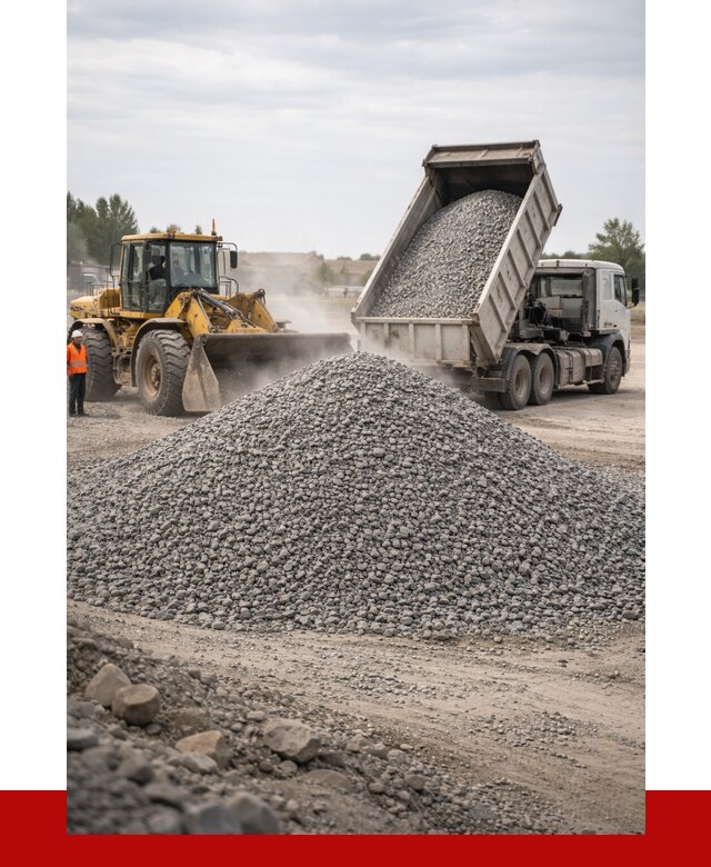 Купить щебень с доставкой в Беслане от 2532 руб. | ПРОНЕРУДБсл