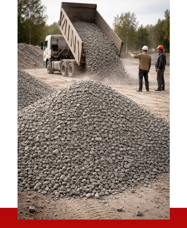 Гранитный щебень фракция 0-5 в Беслане от 2937 руб ПРОНЕРУДБсл