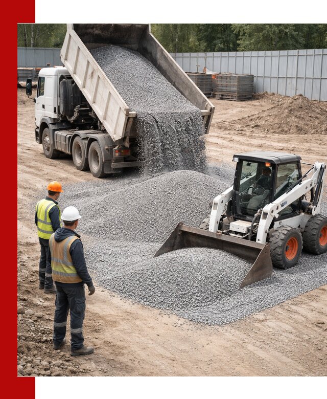 Доставка и продажа гранитного щебня фракции 0-5 в Беслане