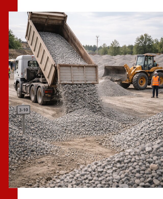 Гранитный щебень фракции 3–10: доставка и продажа в Беслане