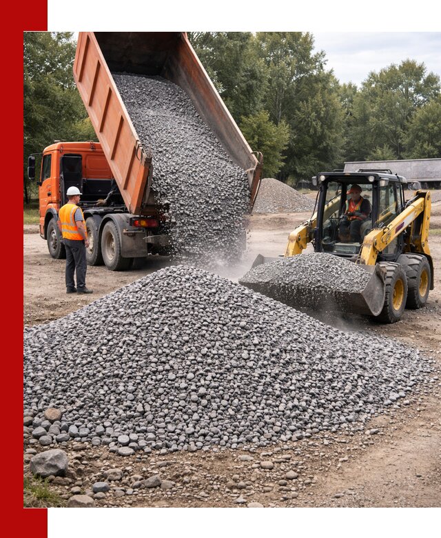 Купить гранитный щебень фракции 5–10 в Беслане с доставкой