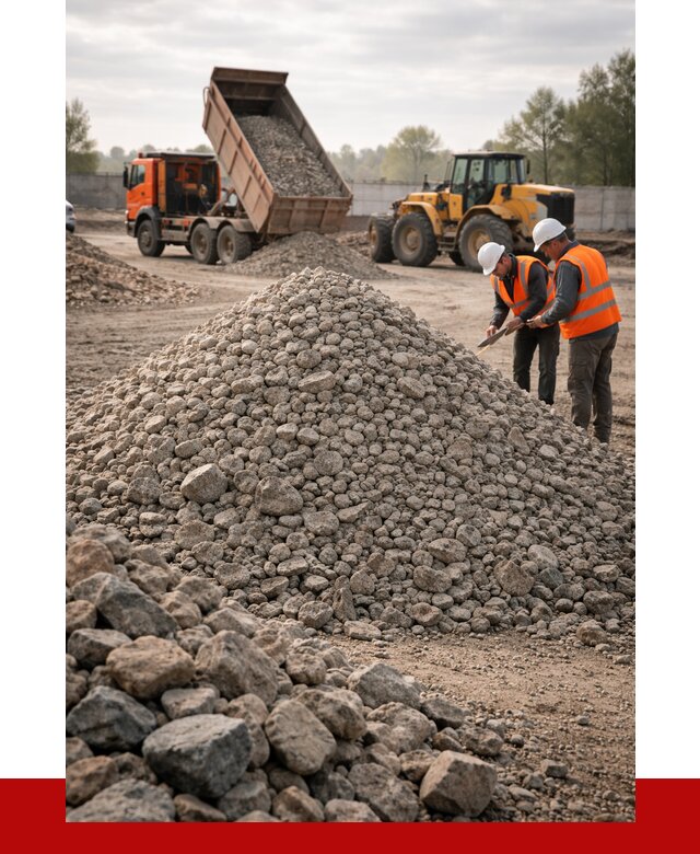 Гранитный щебень фракция 40-70 в Беслане от 2532 руб ПРОНЕРУДБсл