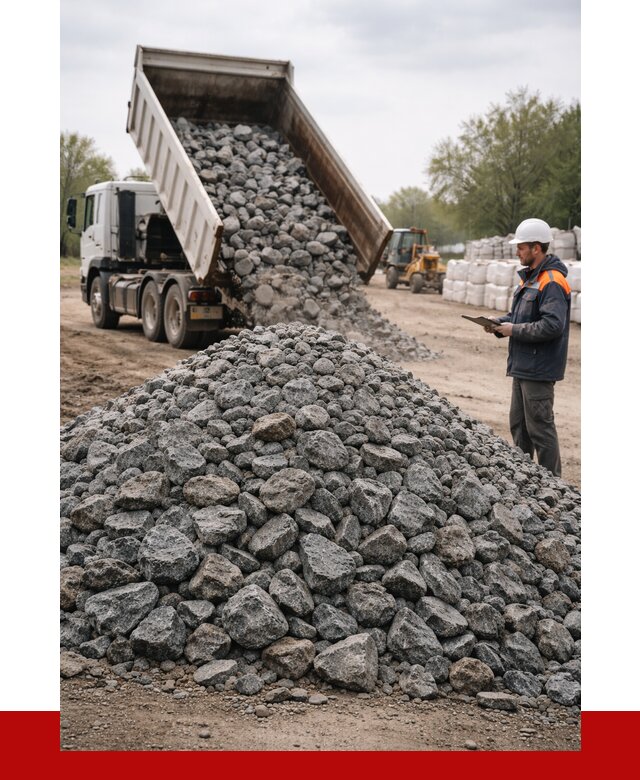 Гранитный щебень фракция 100-200 в Беслане от 4253 р. ПРОНЕРУДБсл