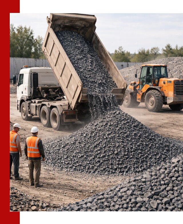 Доставка и продажа щебня габбро-диабаза в Беслане