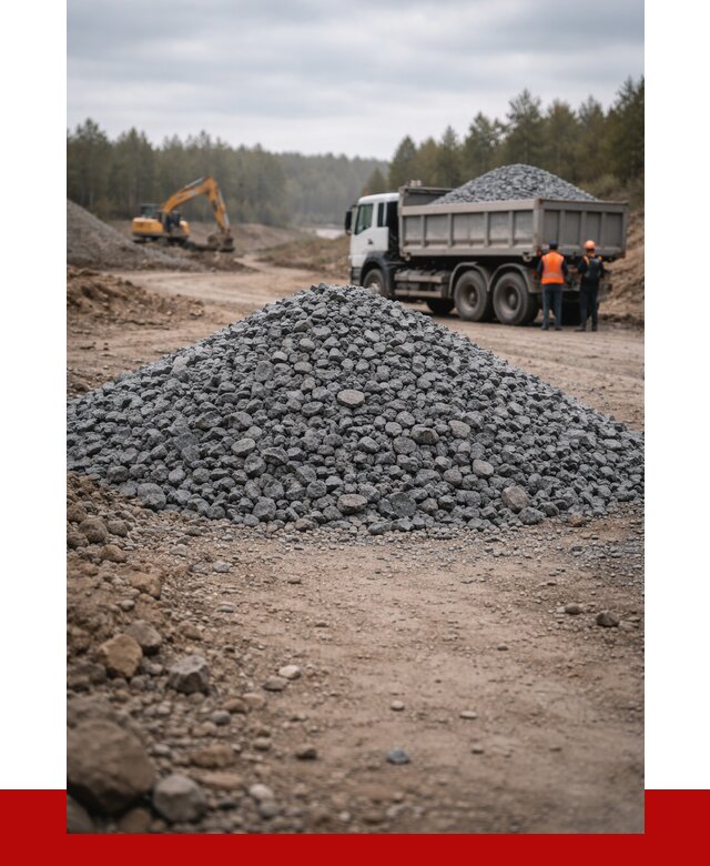 Щебень габбро диабаз фракция 40-70 в Беслане от 2228 р-ПРОНЕРУДБсл