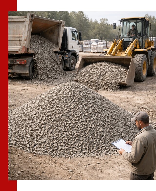 Гравийный щебень фракция 5–10 с доставкой в Беслане
