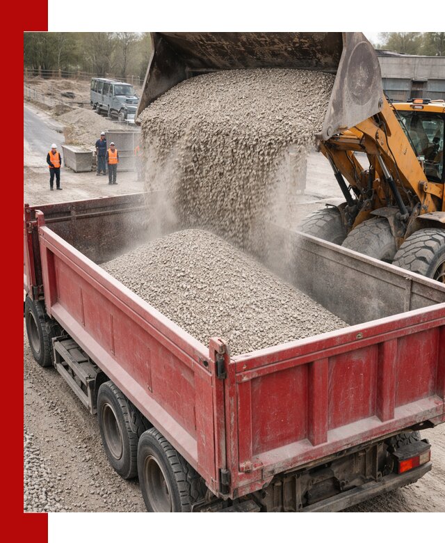 Купить известняковый щебень фракции 0-5 с доставкой в Беслане