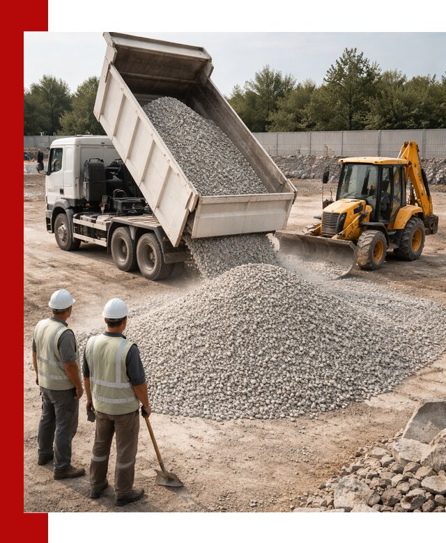 Купить известняковый щебень фракции 5–10 мм с доставкой в Беслане