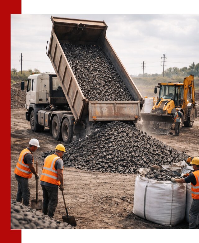 Шлаковый щебень фракция 40-70 с доставкой в Беслане