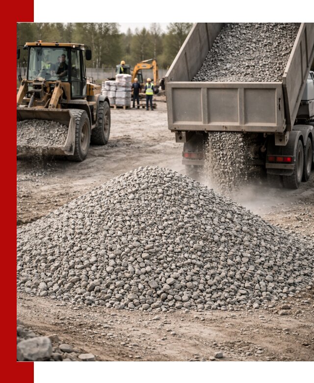 Вторичный щебень фракции 5-20 в Беслане — доставка и продажа крупнотоннажно