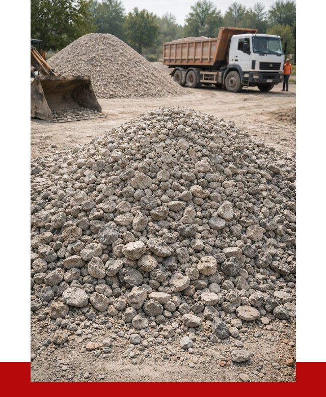 Вторичный щебень фракция 20-40 в Беслане от 2228 р ПРОНЕРУДБсл