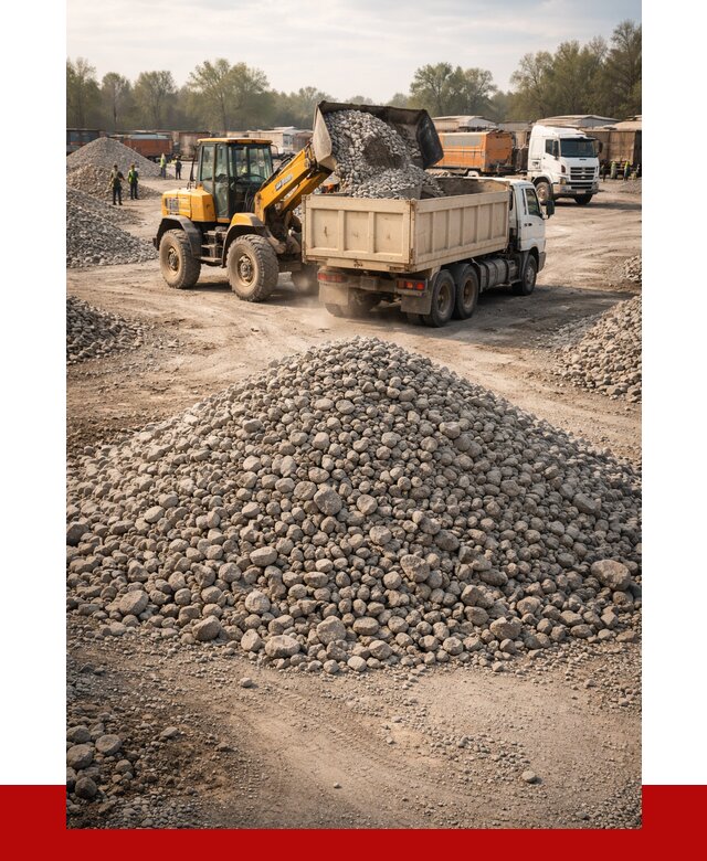 Вторичный щебень фракция 40-70 в Беслане от 1762 р, ПРОНЕРУДБсл