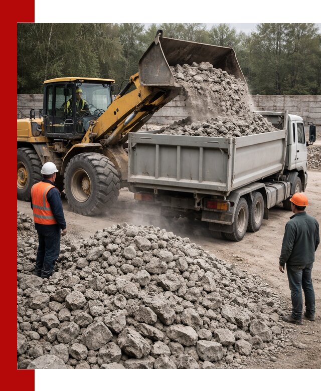 Вторичный щебень фракция 70–150 в Беслане с доставкой