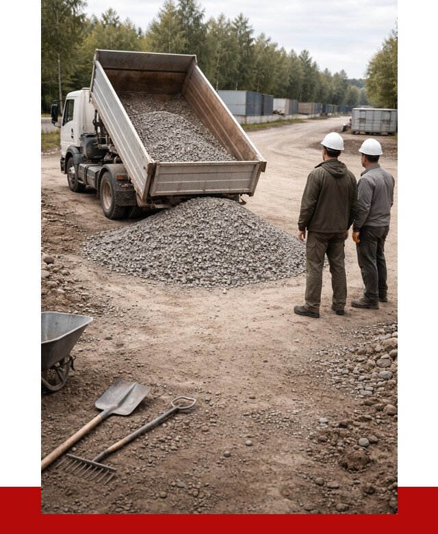 Бетонный щебень фракция 5-20 в Беслане от 3240 р., ПРОНЕРУДБсл