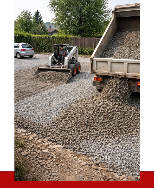 Щебень для парковки в Беслане с доставкой от 1215 р.| ПРОНЕРУДБсл