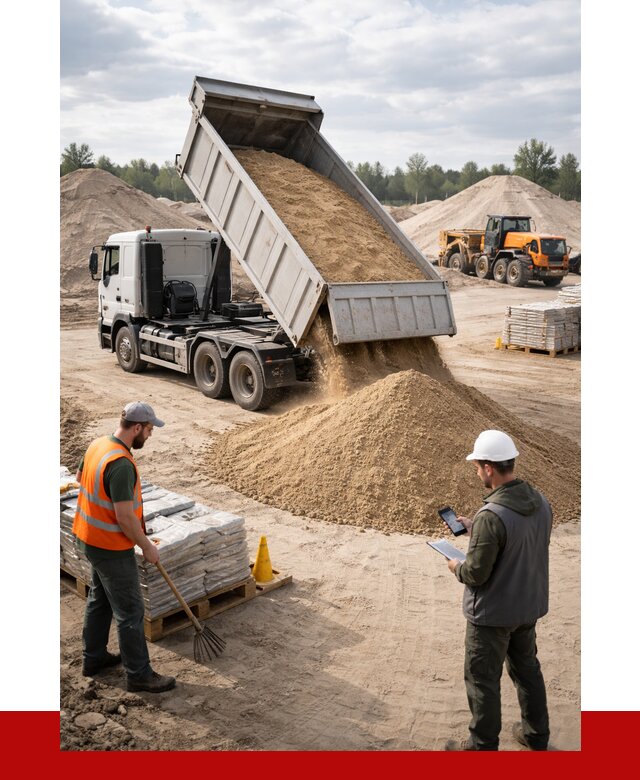 Карьерный песок с доставкой в Беслане от 3645 р. ПРОНЕРУДБсл