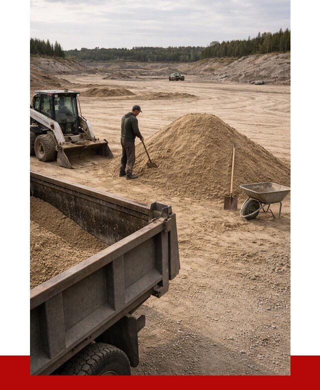 Карьерный песок среднезернистый в Беслане, от 2228 р. ПРОНЕРУДБсл