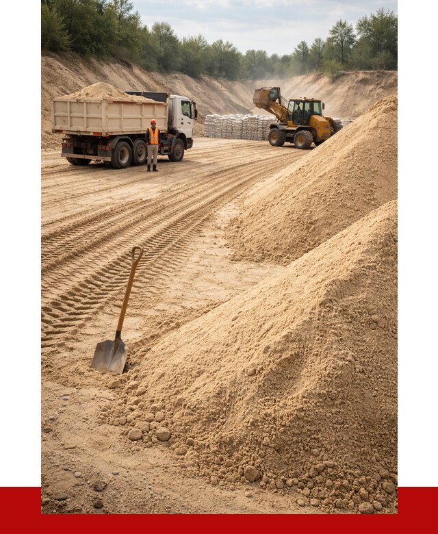 Карьерный песок мелкозернистый в Беслане от 9113 р. | ПРОНЕРУДБсл