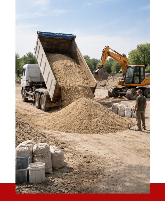 Купить речной песок в Беслане от 1215 р. за куб | ПРОНЕРУДБсл