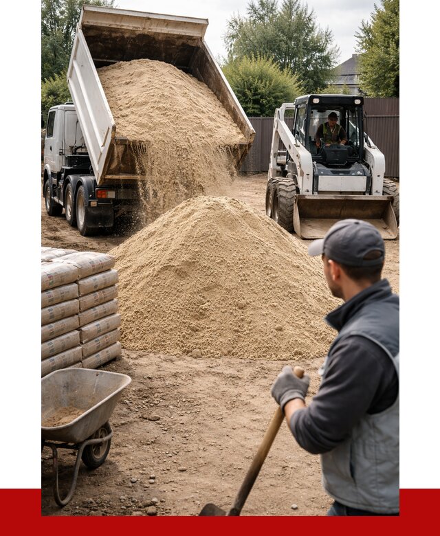 Мытый речной песок с доставкой в Беслане от 1468 р. | ПРОНЕРУДБсл