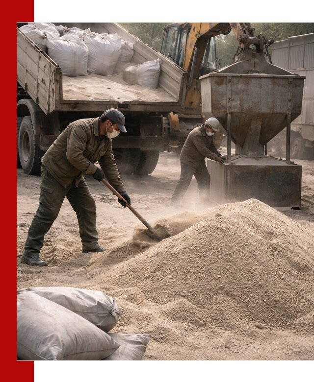 Кварцевый песок для пескоструя в Беслане — доставка и качество