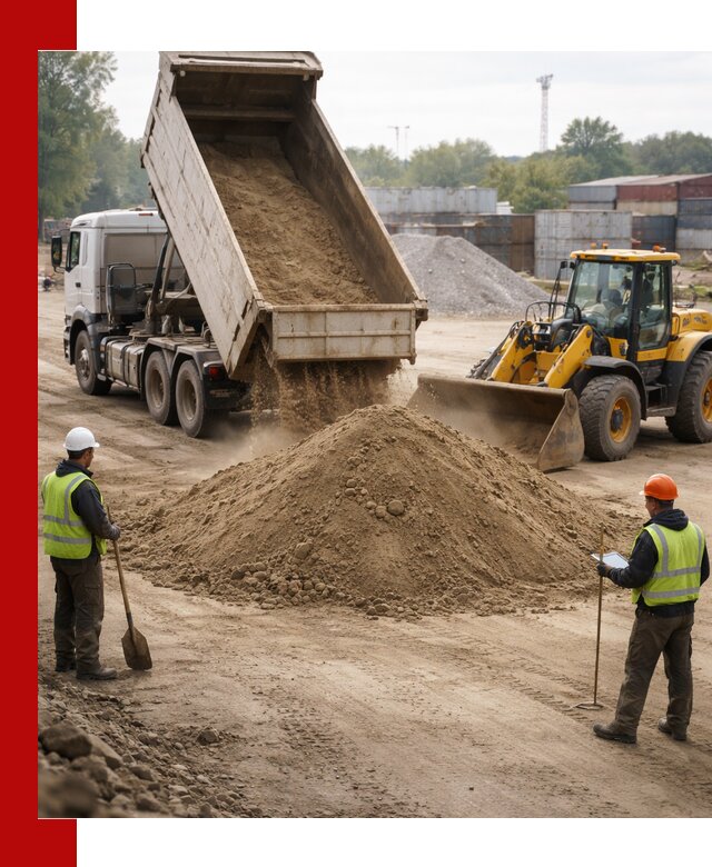 Доставка и продажа пескогрунта оптом и в розницу в Беслане