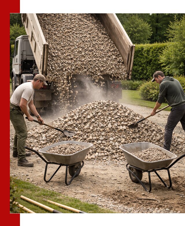 Доставка и продажа декоративной гальки в Беслане