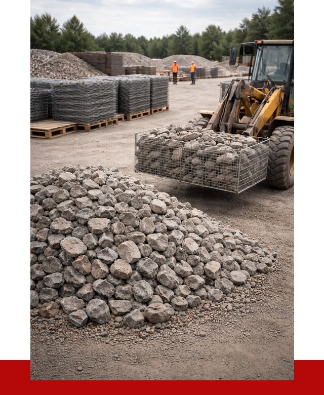 Камень для габионов фракция 70-150 в Беслане от 4253 р. | ПРОНЕРУДБсл