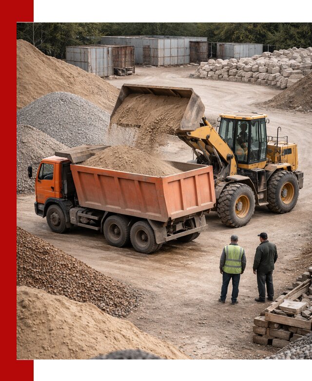 Доставка сыпучих смесей и смесей для стройки в Беслане