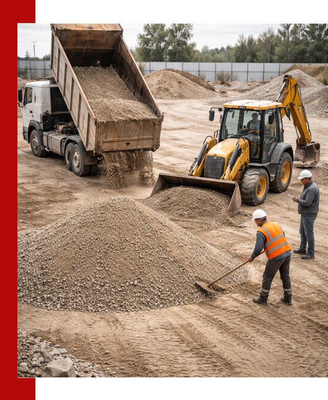 Поставка и доставка ПГС С4 в мешках и самосвалах в Беслане
