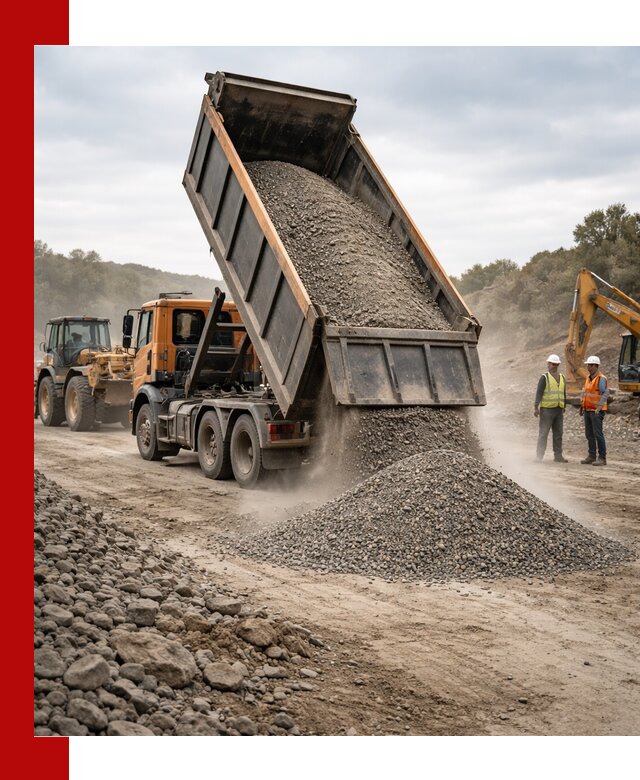 Щебёночно-песчаная смесь ЩПС С1 с доставкой в Беслане