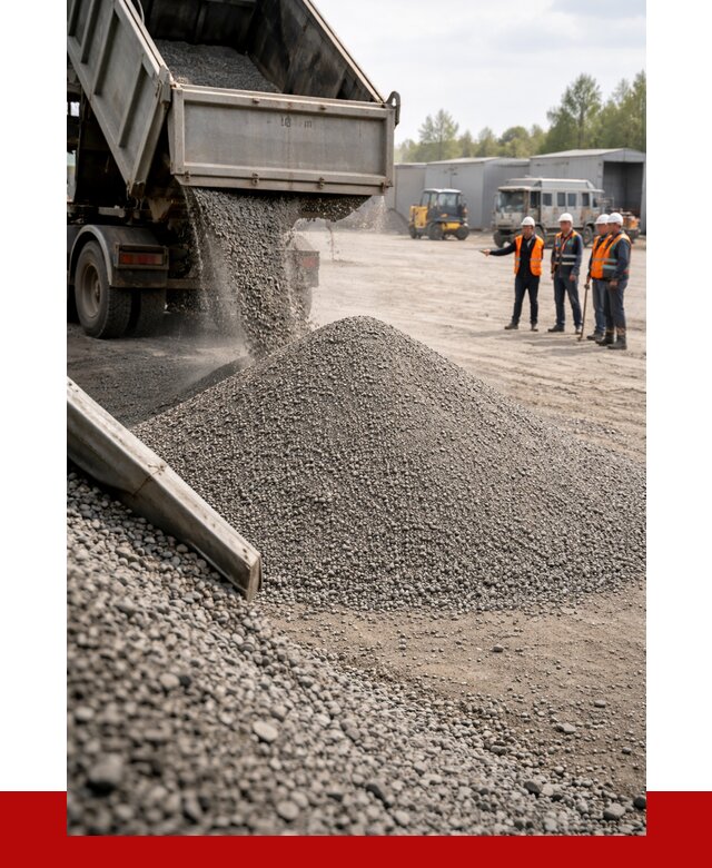 Гравийный отсев 0-5 в Беслане от 1215 р. с доставкой | ПРОНЕРУДБсл