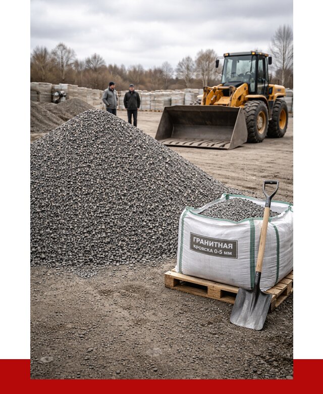 Купить гранитную крошку в Беслане от 4860 р. с доставкой | ПРОНЕРУДБсл