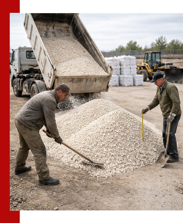 Мраморная крошка с доставкой и разгрузкой в Беслане