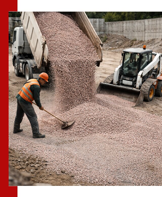 Крошка розовый гранит с доставкой в Беслане от производителя