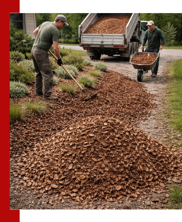 Крошка для мульчирования с доставкой в Беслане