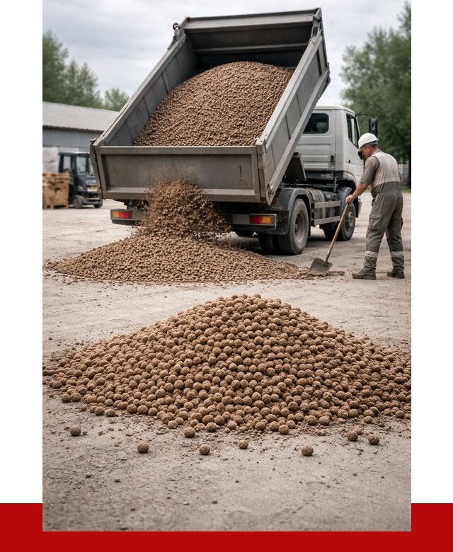Керамзит с доставкой в Беслане от 4253 р. за м3 | ПРОНЕРУДБсл