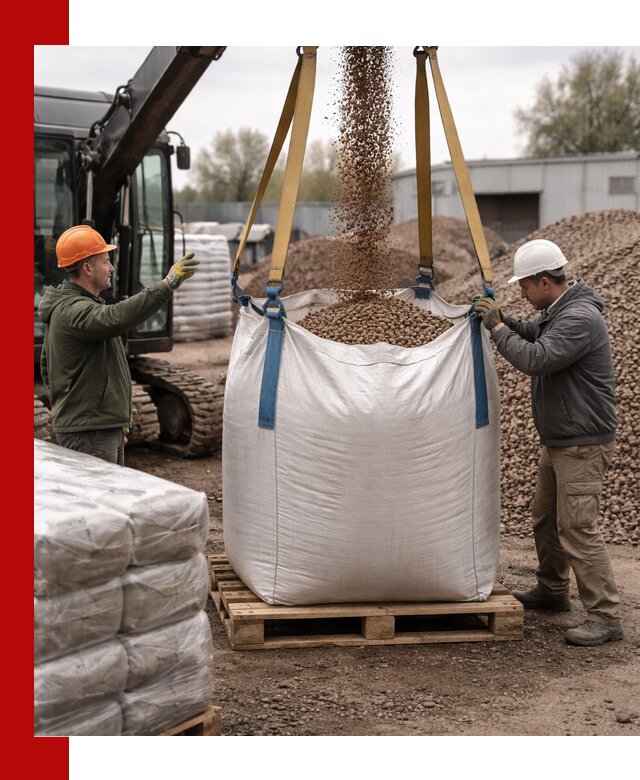 Керамзит в биг-бегах с доставкой в Беслане