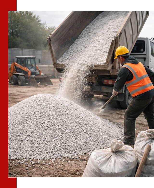 Доставка перлита вспученного в Беслане оптом и в розницу