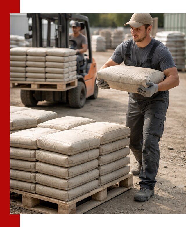 Доставка цемента в мешках оптом и в розницу в Беслане