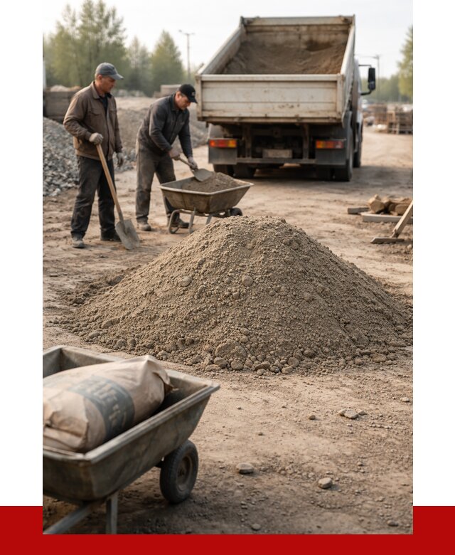 Цементно-песчаная смесь М150 в Беслане от 4759 р. | ПРОНЕРУДБсл