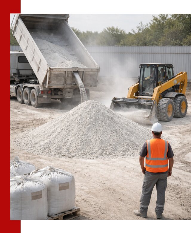 Доставка и продажа известняковой муки в Беслане