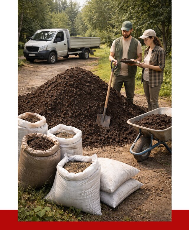 Купить грунт с доставкой в Беслане от 4557 р. за м3 | ПРОНЕРУДБсл