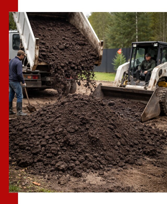 Плодородный грунт с доставкой в Беслане для садов и огородов
