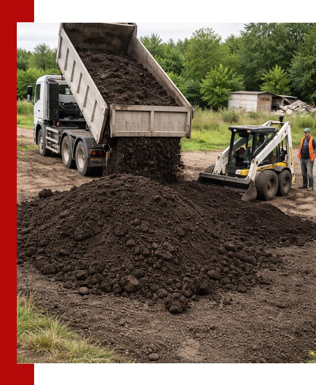 Поставка плодородной земли с доставкой самосвалом в Беслане