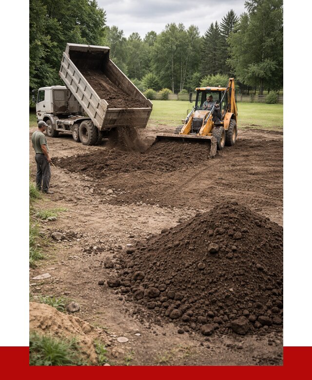 Грунт для выравнивания участка в Беслане от 1215 р. | ПРОНЕРУДБсл