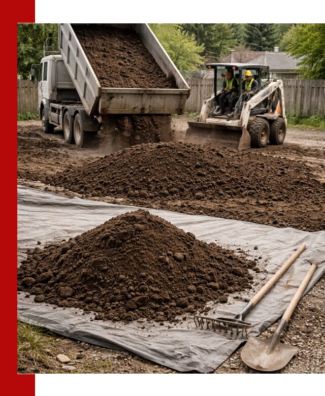 Грунт для отсыпки участка с доставкой в Беслане