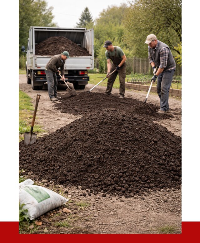 Купить землю для огорода в Беслане от 3240 р./куб | ПРОНЕРУДБсл