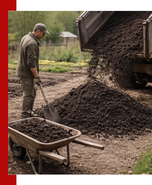 Доставка качественной земли для огорода в Беслане