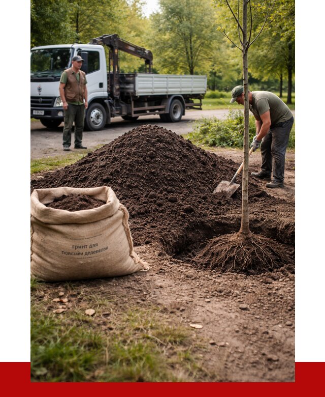 Грунт для посадки деревьев в Беслане от 1215 р. | ПРОНЕРУДБсл